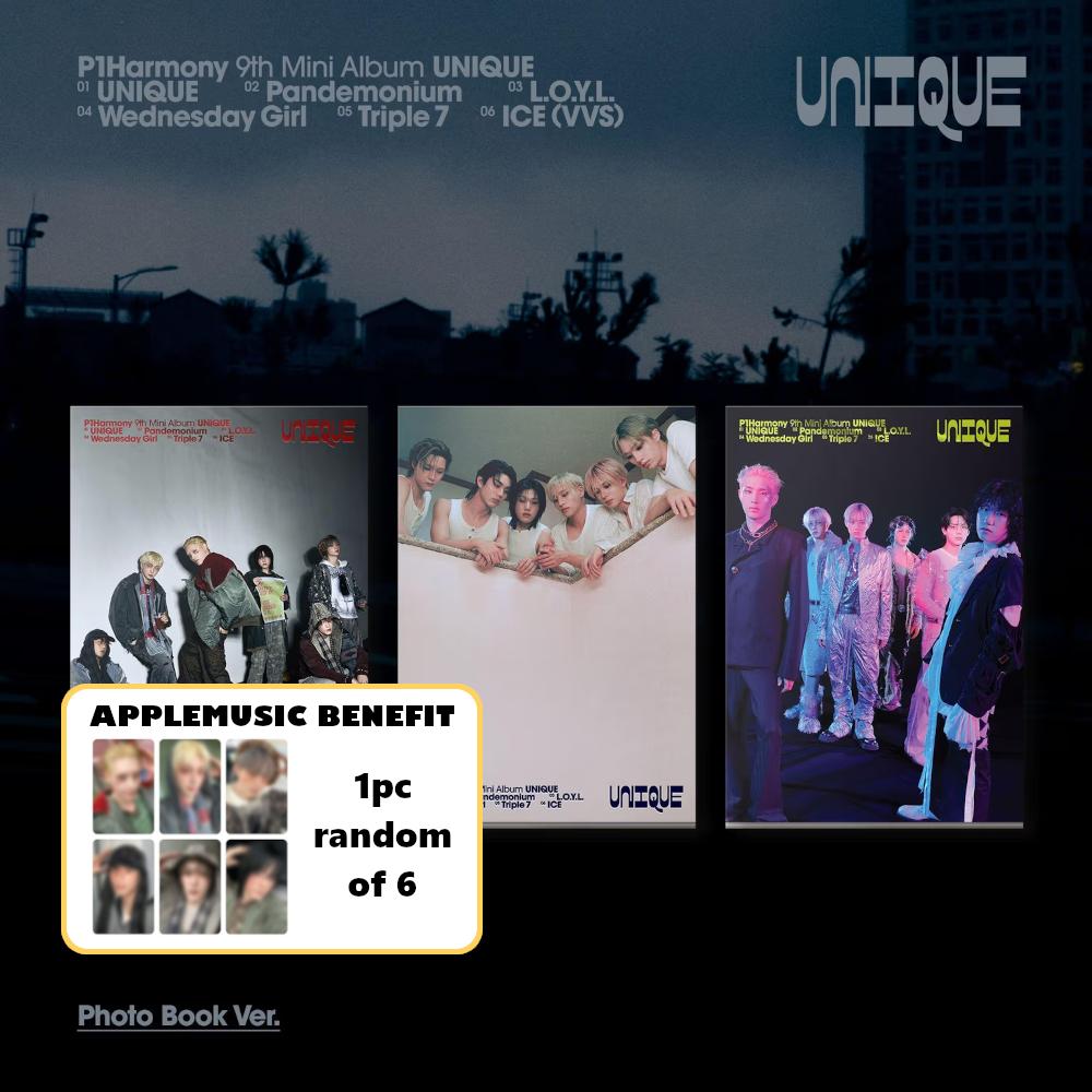P1Harmony - 9th Mini Album [UNIQUE] (Photobook Ver.) (A Ver. / B Ver. / C Ver.)
