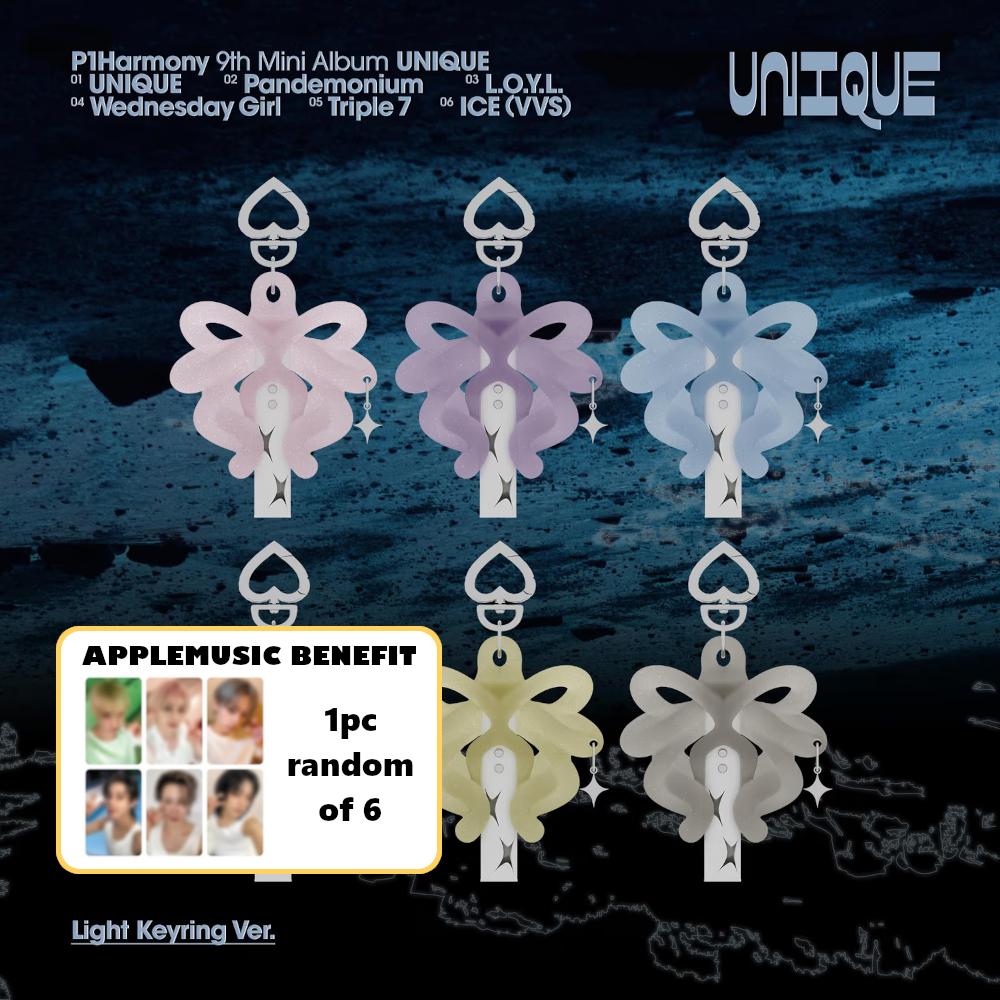 P1Harmony - 9th Mini Album [UNIQUE] (Light Keyring Ver.) (Limited)