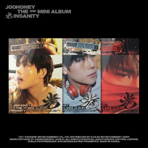 JOOHONEY - 2nd Mini Album [光 (INSANITY)] Ring / Shine / In Red Ver.